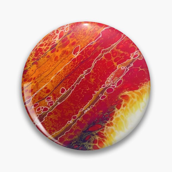 Item preview, Warm colored pour designed and sold by artworkbyevie1.