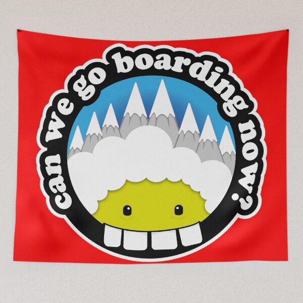 Item preview, Can we go boarding now? designed and sold by Coops Clothing.