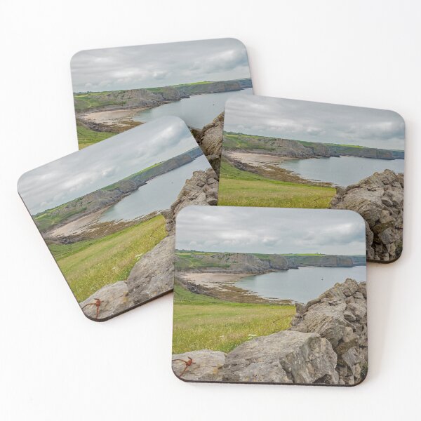 Item preview, A view of Fall Bay on the South Welsh coast from the cliffs of the Welsh Coastal path designed and sold by yackers1.