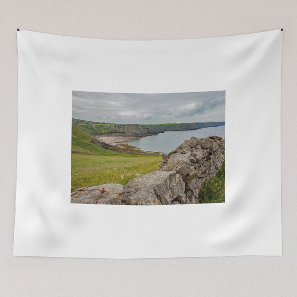 Item preview, A view of Fall Bay on the South Welsh coast from the cliffs of the Welsh Coastal path designed and sold by yackers1.