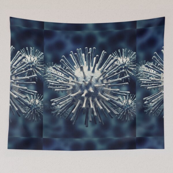 Item preview, FIREWORK DISPLAY BACTERIA CELLS Pattern MICROSCOPIC IMAGE ...Micro designed and sold by Hippiesole.