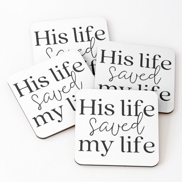 Item preview, His life saved my life, Christian quote, Religious, Inspirational  designed and sold by pmarchanti.