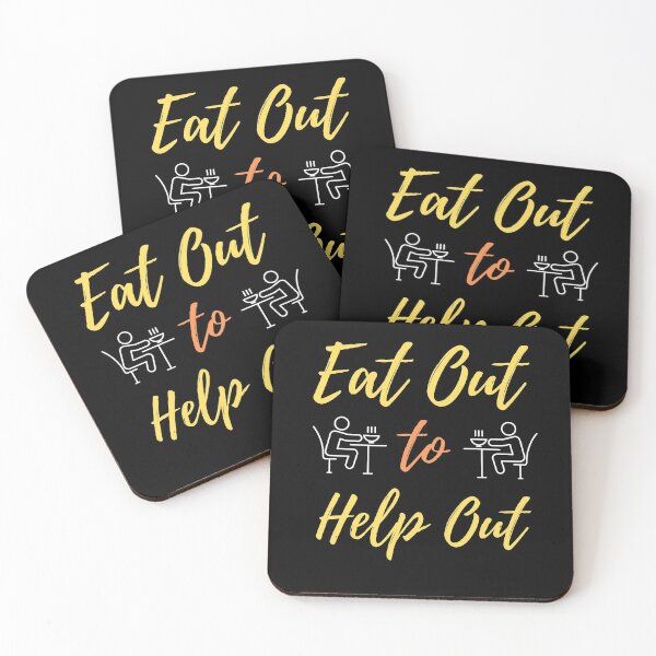 Item preview, Eat Out To Help Out, Yellow and orange color designed and sold by bas19101.