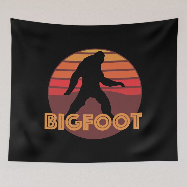 Item preview, Retro Vintage Bigfoot Graphic Logo print designed and sold by NoveltyMerch.