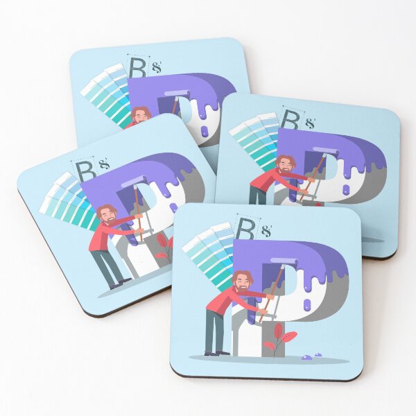 Item preview, Graphic designer paints letters designed and sold by Hakubiya.
