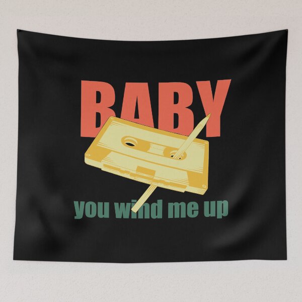 Item preview, Pen and Cassette Baby You Wind Me Up Trendy Throwback  product designed and sold by NoveltyMerch.