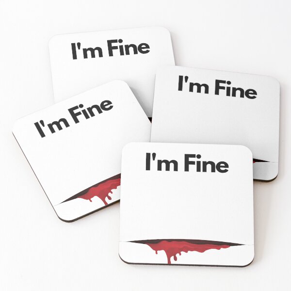 Item preview, I'm Fine - Funny Halloween designed and sold by 30.Dec.