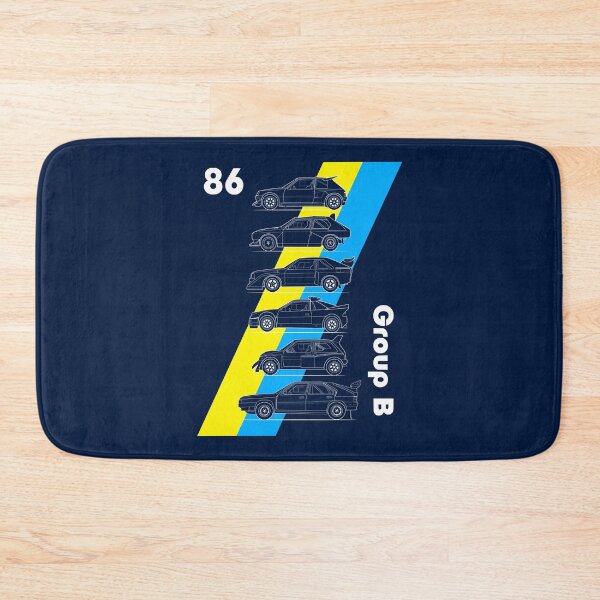 Item preview, Group B rallycars yellow and blue designed and sold by purpletwinturbo.