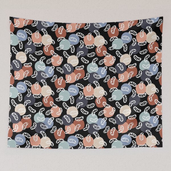 Item preview, Vintage Mitochondria on Black designed and sold by Hodgepodge Bricolage.