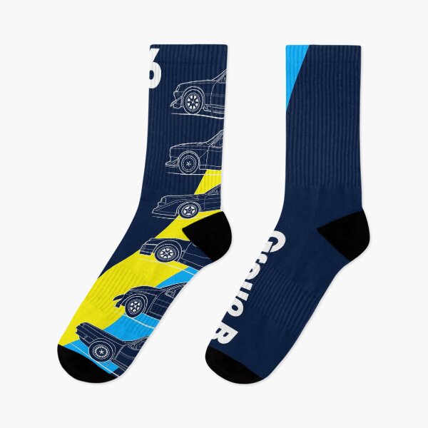 Item preview, Group B rallycars yellow and blue designed and sold by purpletwinturbo.