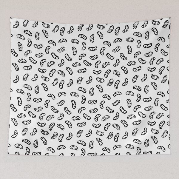 Item preview, Mitochondria - Black on White designed and sold by Hodgepodge Bricolage.