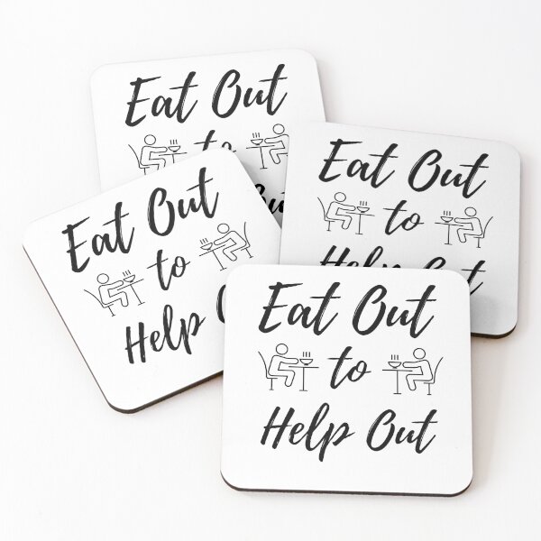 Item preview, Eat Out To Help Out, black color designed and sold by bas19101.