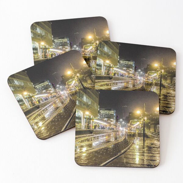 Item preview, A Rainy Night in St Peter's Square Manchester designed and sold by SarahStephensPh.