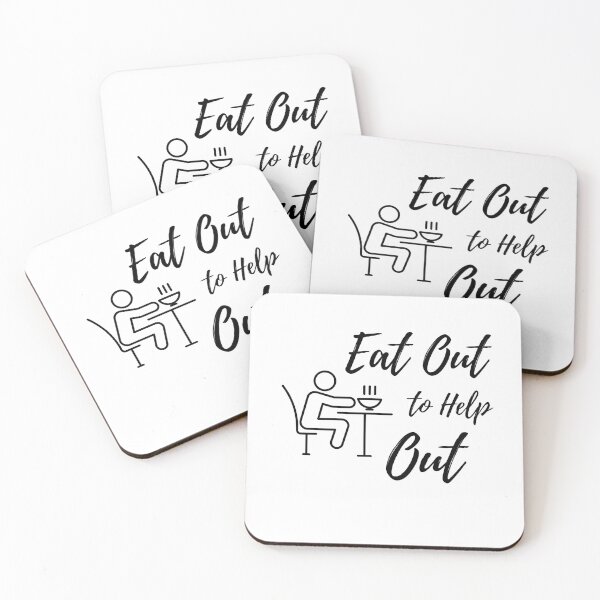 Item preview, Eat Out To Help Out, black color designed and sold by bas19101.