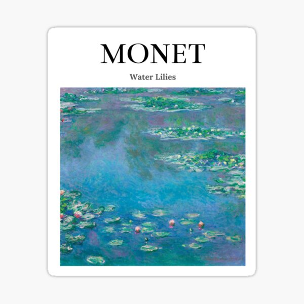 Water lilies Sticker