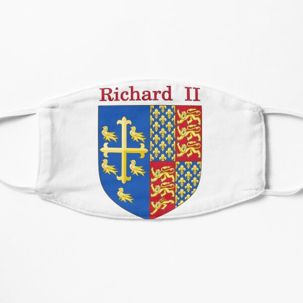 Roi Richard II Armoiries Royales | Version I Masque sans plis