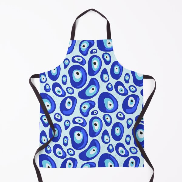Item preview, Blue Evil Eye Protection Pebbles Patterns designed and sold by ruepix.