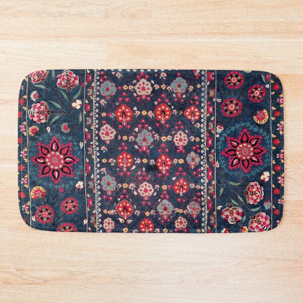 Item preview, Lakai Suzani Shakhrisyabz Uzbek Embroidery Print designed and sold by Vicky Brago-Mitchell®.