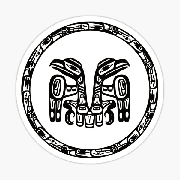Haida people Coat of Arms Sticker
