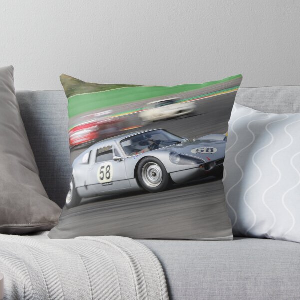 Porsche 904 spa Throw Pillow