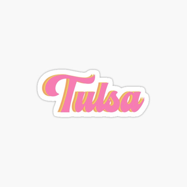 Tulsa Retro Sticker