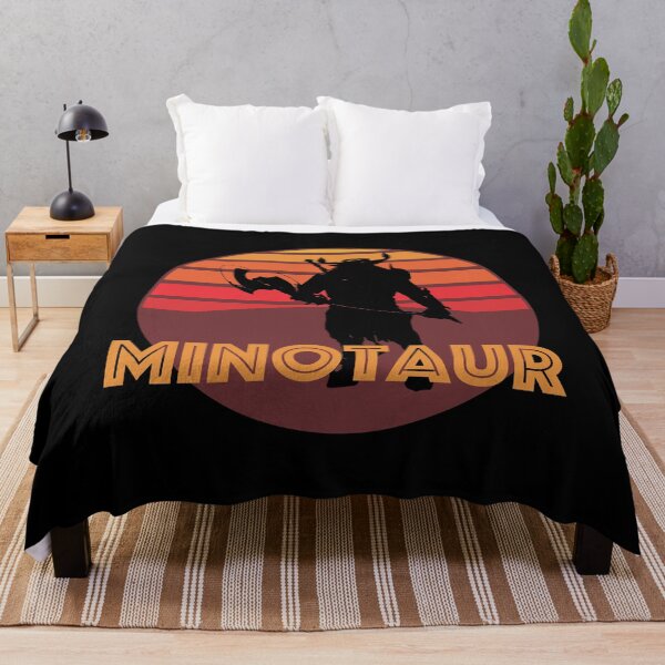 Item preview, Retro Vintage Minotaur Graphic Logo design designed and sold by NoveltyMerch.