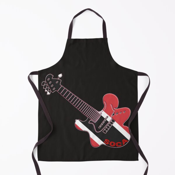 Item preview, TRINIDAD AND TOBAGO FLAG SOCA BASS GUITAR designed and sold by Ralek.