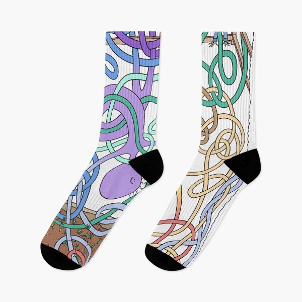Item preview, Mr Squiggly Planting Peas designed and sold by Becky Titus.