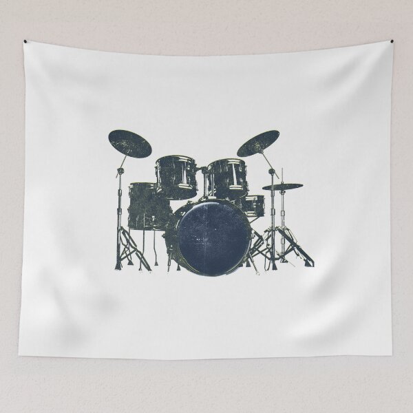 Item preview, Drummer Drums Distressed designed and sold by artworkbyrihen.