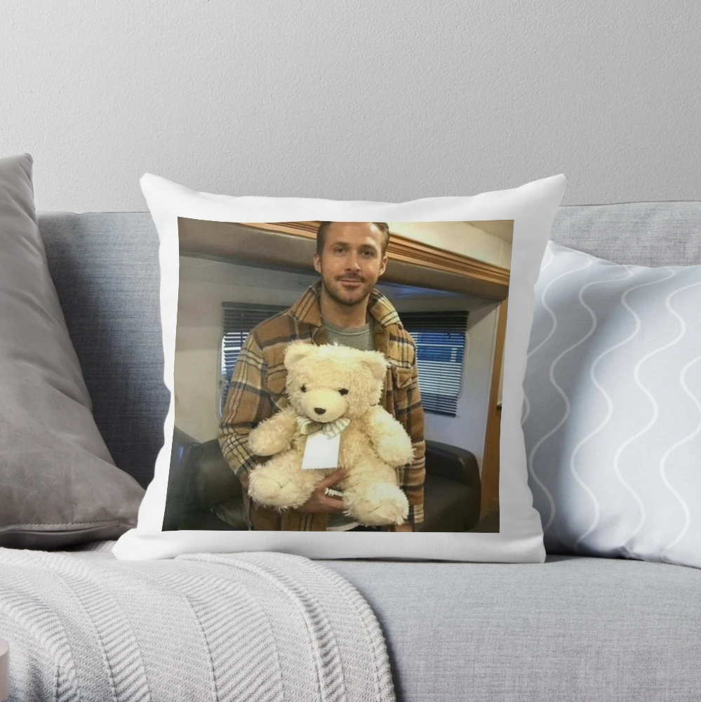 Ryan Gosling Square Pillow Spun Polyester Square Pillow, Office Decor,  Decorative Pillow, Home Decor, Room & Dorm Decor, Square Pillow