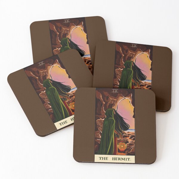 Artikelvorschau, VIRGO / DIE HERMIT TAROT CARD. entworfen und verkauft von idrawthings23.