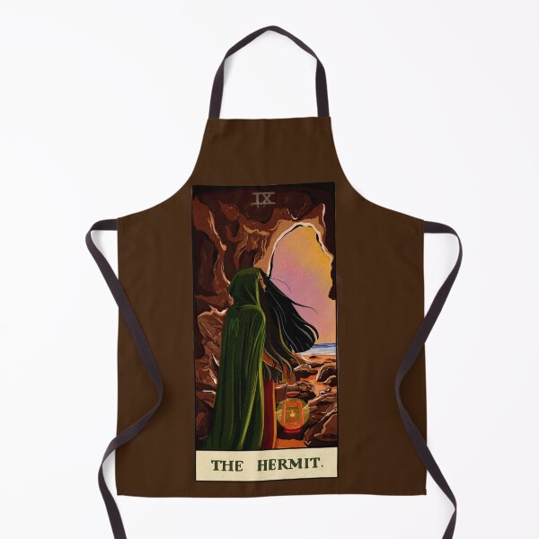 Item preview, VIRGO/ THE HERMIT TAROT CARD. designed and sold by idrawthings23.