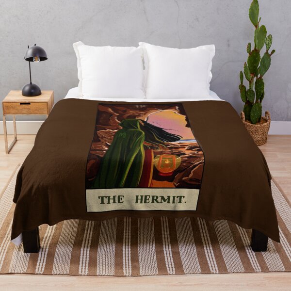 Item preview, VIRGO/ THE HERMIT TAROT CARD. designed and sold by idrawthings23.
