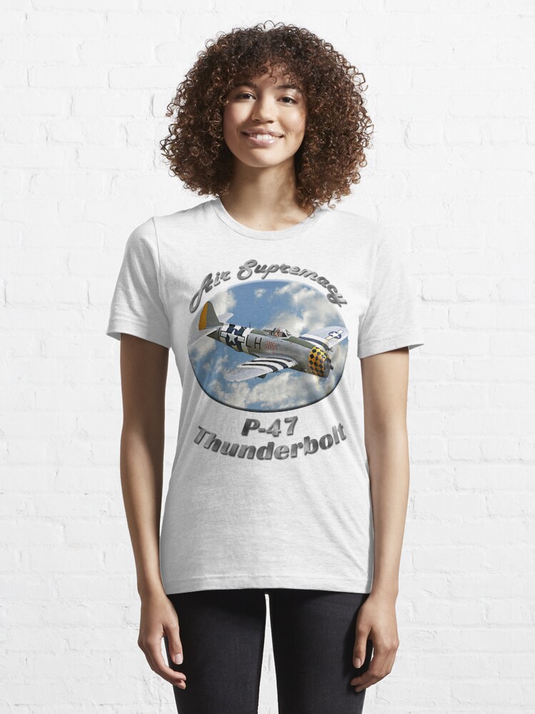 Alternate view of P-47 Thunderbolt Air Supremacy Essential T-Shirt