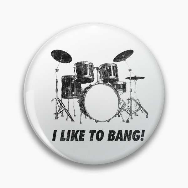 Item preview, I Like To Bang Funny Drummer Drums designed and sold by artworkbyrihen.