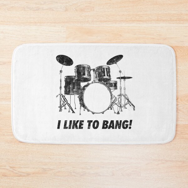 Item preview, I Like To Bang Funny Drummer Drums designed and sold by artworkbyrihen.