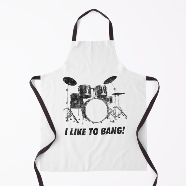 Item preview, I Like To Bang Funny Drummer Drums designed and sold by artworkbyrihen.