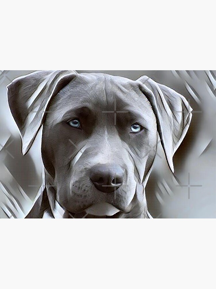 Pitbull art for PitBull terrier Lovers will love this beautiful painting  of this gentle breed Jigsaw Puzzle for Sale by switchbitch