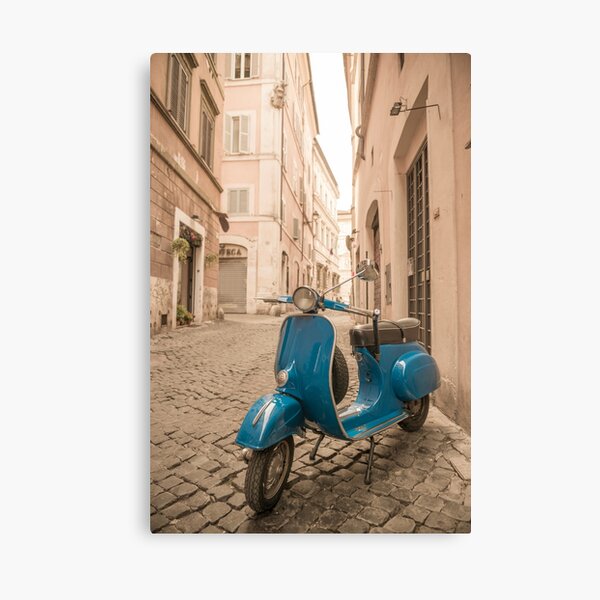 Scooter Vespa Canvas Prints Redbubble