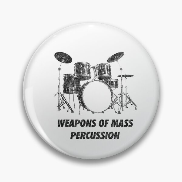 Item preview, Weapons Of Mass Percussions Funny Drummer Drums designed and sold by artworkbyrihen.