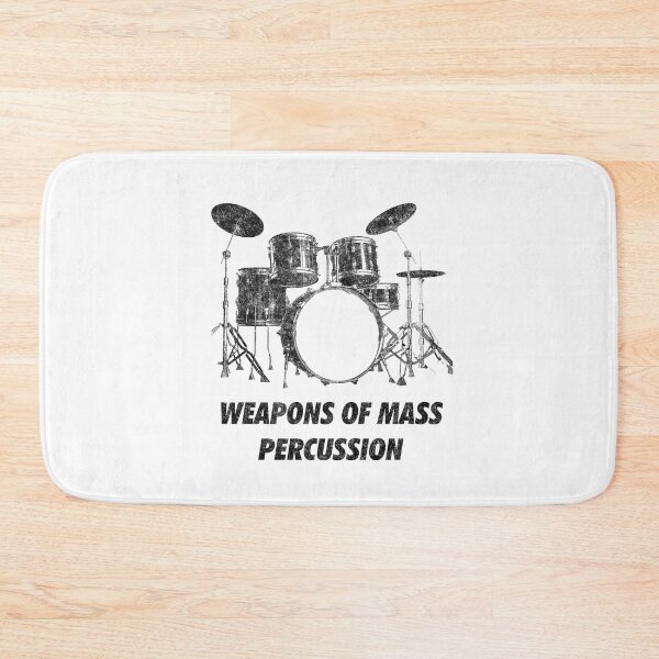 Item preview, Weapons Of Mass Percussions Funny Drummer Drums designed and sold by artworkbyrihen.