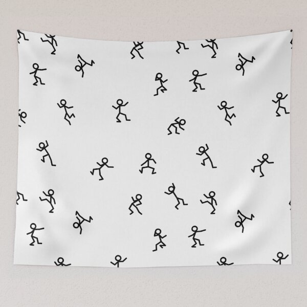 Item preview, Dancing stick figures patterns designed and sold by chrisbears.