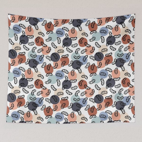 Item preview, Vintage Mitochondria on White designed and sold by Hodgepodge Bricolage.
