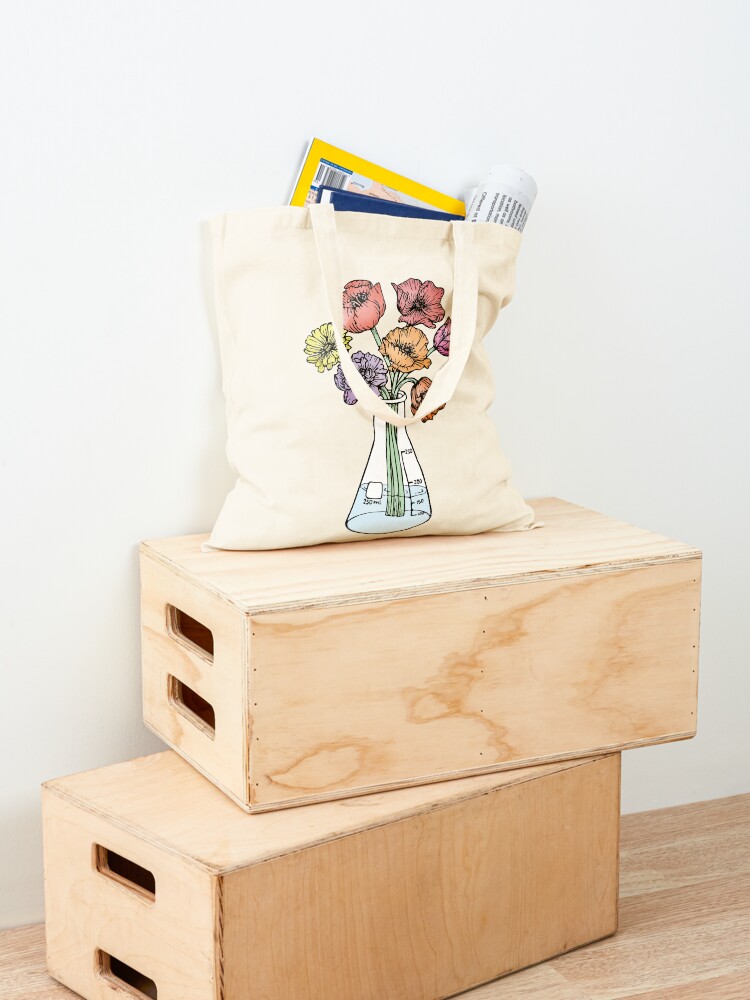 Alternate view of Erlenmeyer Bouquet Tote Bag
