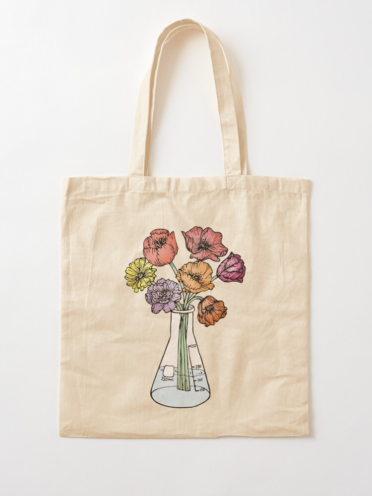 Alternate view of Erlenmeyer Bouquet Tote Bag