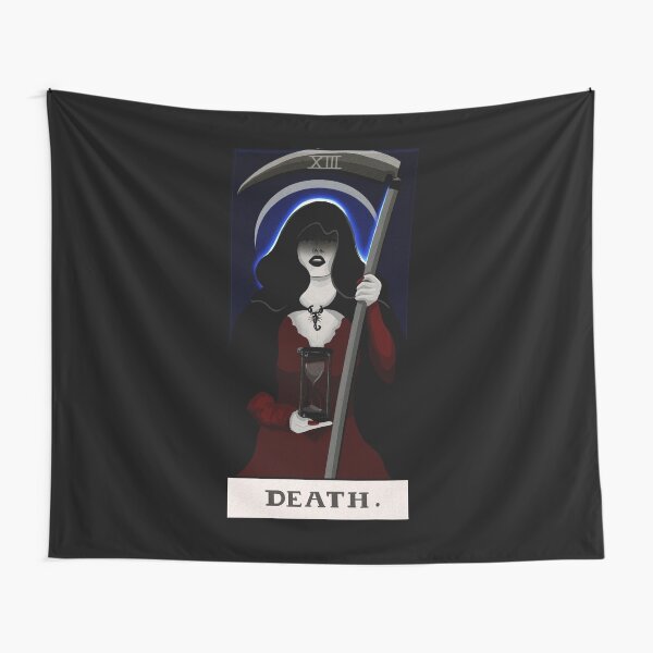 SCORPIO/ DEATH TAROT CARD. Tapestry