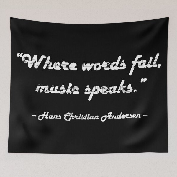 Item preview, Where words fail, music speaks - design by Anne Schuettelspeer designed and sold by schuettelspeer.