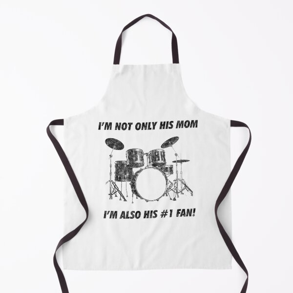 Item preview, I'm Not Only His Mom Im Also Number 1 Fan Funny Drumming designed and sold by artworkbyrihen.