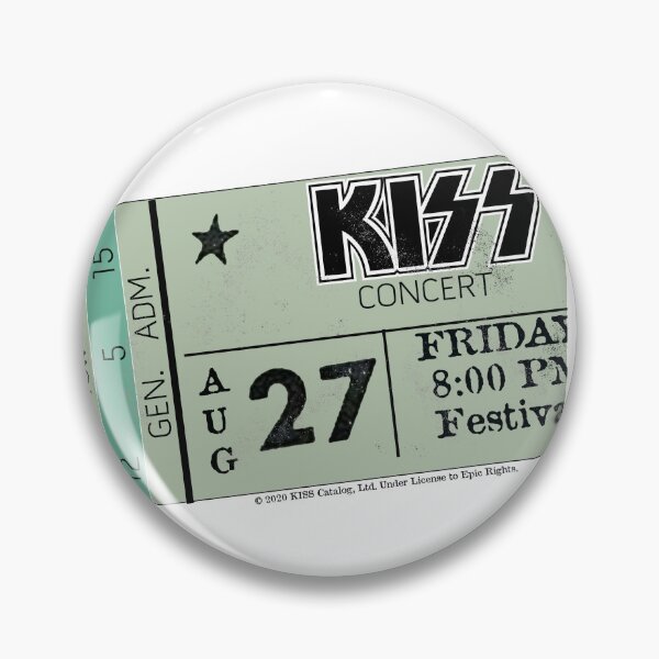 Item preview, KISS Concert ticket Stub designed and sold by ImpressionLane.