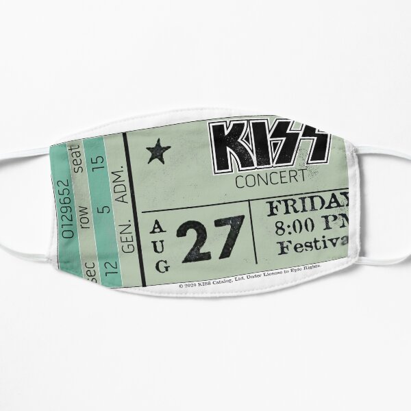 KISS Concert ticket Stub Mask
